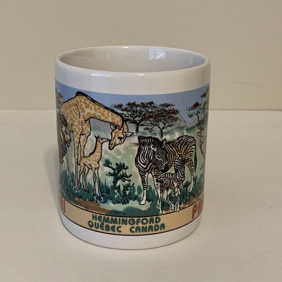 Vintage Parc Safari Coffee Mug Quebec Canada Safari Park 10 Ounce - Picture 2 of 8
